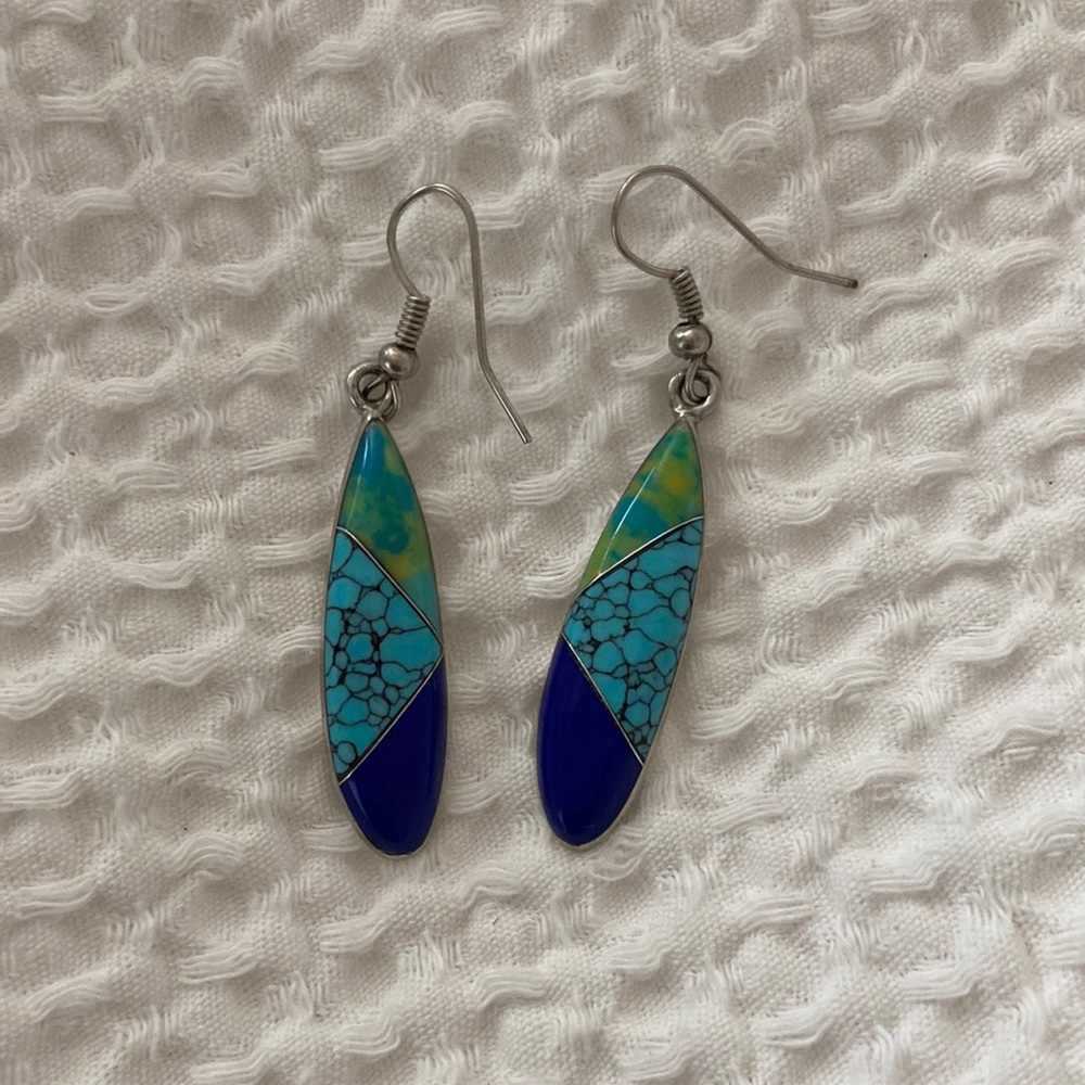 Turquoise Sterling Silver Earrings
